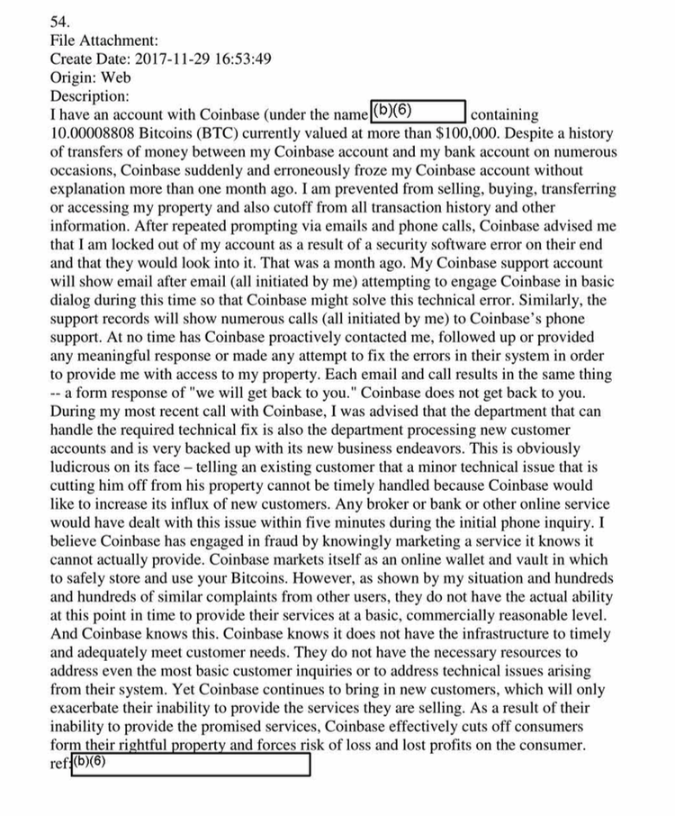 SEC Flooded by Complaints From Coinbase Users