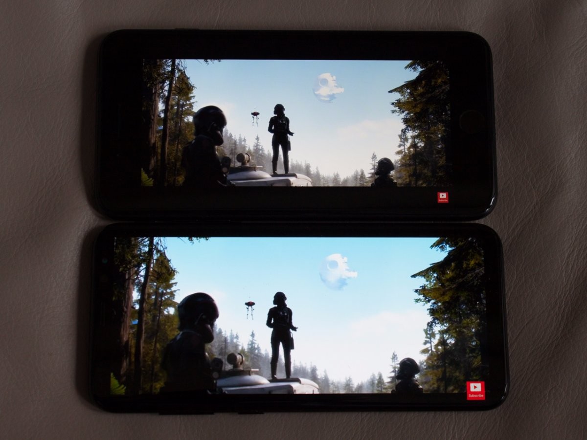 لماذا شاشة Samsung Galaxy S8 أفضل من شاشة iPhone