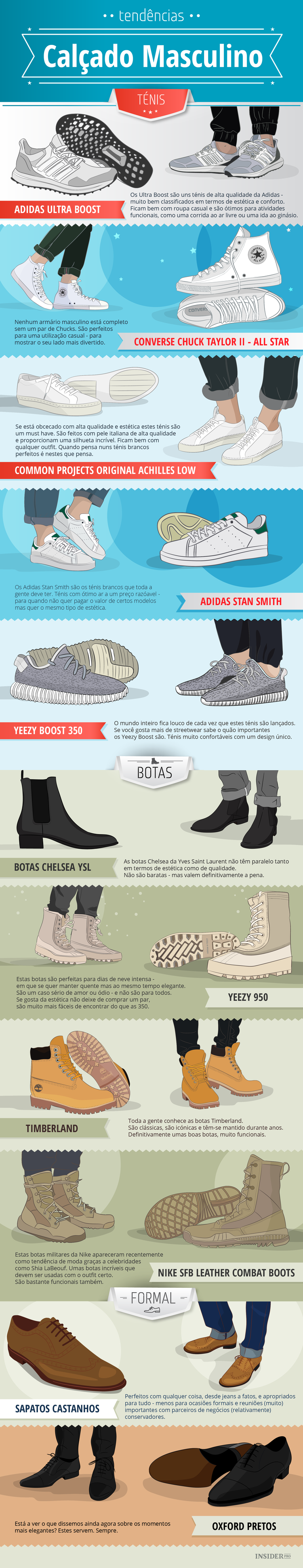 Os sapatos mais populares do momento