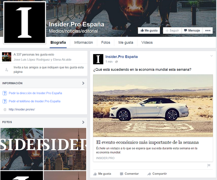 La primera versión de Google, Facebook y YouTube 