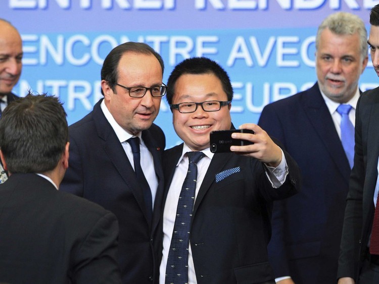 As selfies dos políticos