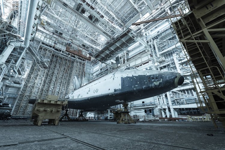 Fotografias mostram naves espaciais soviéticas abandonadas