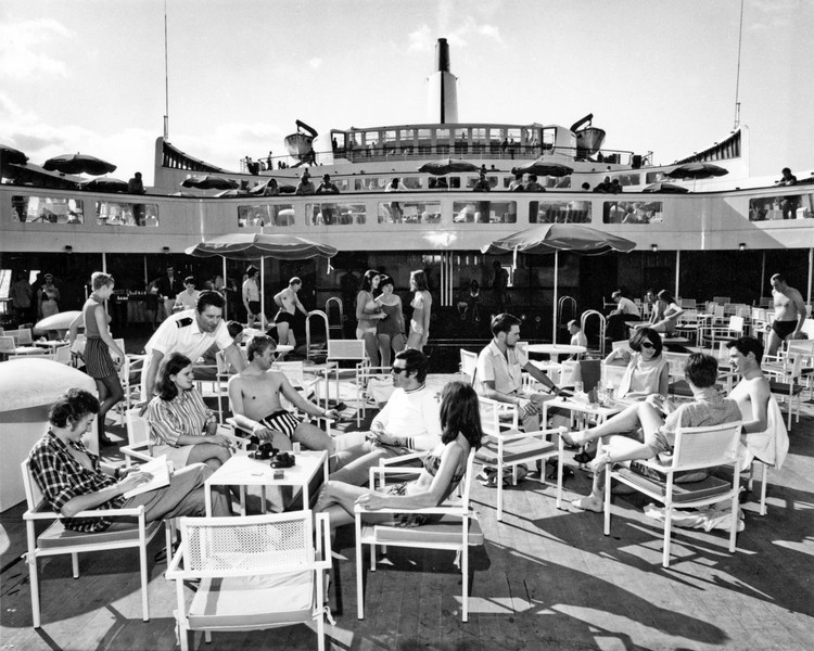 Fotografías vintage que muestran el glamour de los antiguos cruceros