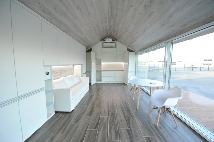 داخل البيت المطبوع على طابعة ثلاثية الأبعاد