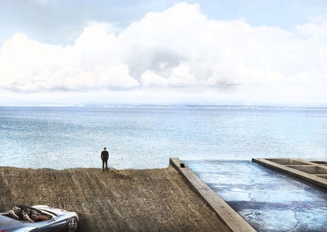 A mansão cravada na rocha