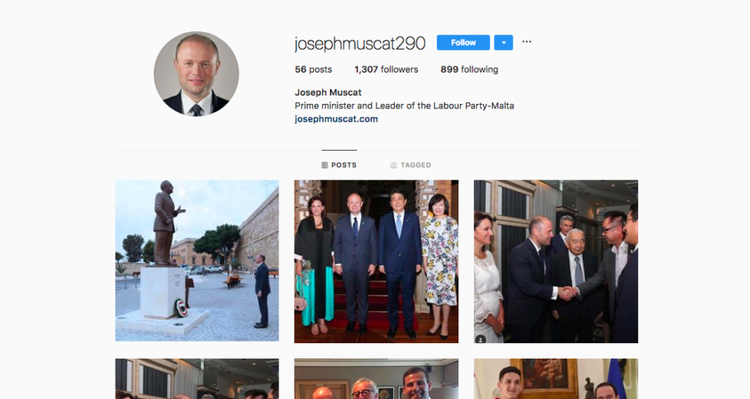 Maltese PM’s Instagram Faked Spreading Crypto Ponzi Scheme