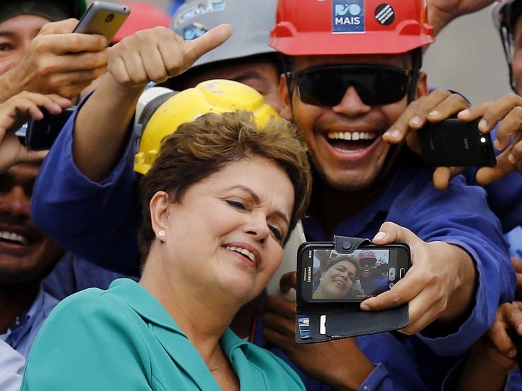 As selfies dos políticos
