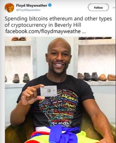 Boxer Mayweather & DJ Khaled to Pay for Promoting ICO?
