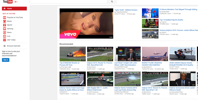 Le prime versioni di Google, Facebook e YouTube (e altri ancora)