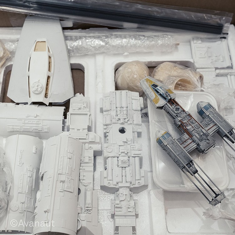 Fotografias das naves de Star Wars a chegar à Terra