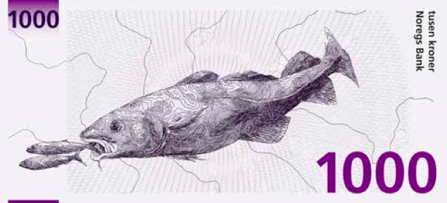 الأوراق النقدية من البنك النرويجي: التصميم البحري الجديد