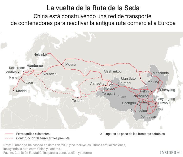 Así ha preparado China el terreno para el ferrocarril hacia el centro de Europa