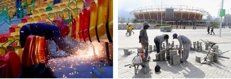 Os últimos preparativos para os Jogos Olímpicos no Rio de Janeiro