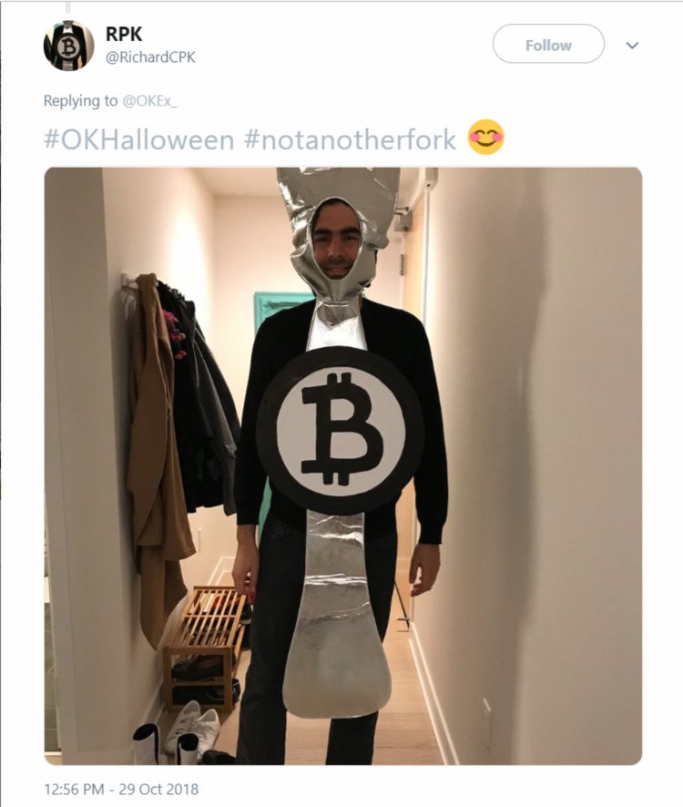 Internet All Out Celebrating Halloween & Bitcoin