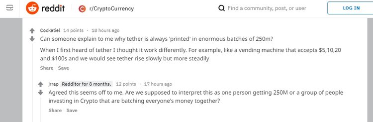 Tether Turns Up a Printing Press