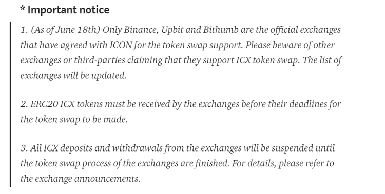 ICON Tokens Migrate to Mainnet