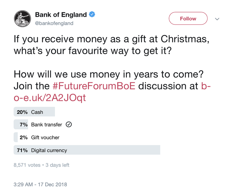 The British Prefer Digital Currency This Christmas