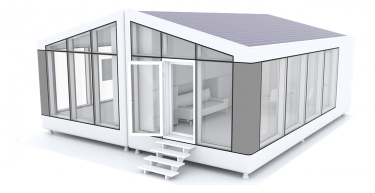 داخل البيت المطبوع على طابعة ثلاثية الأبعاد