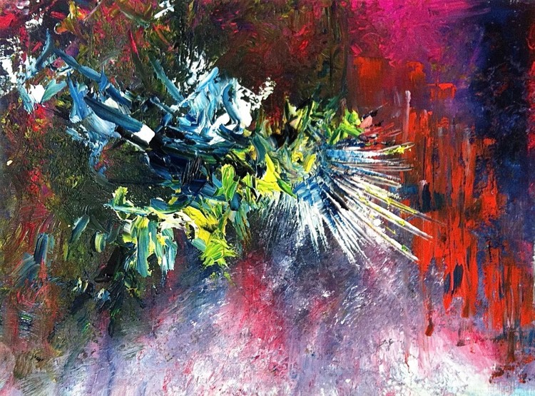 Uma artista que pinta música